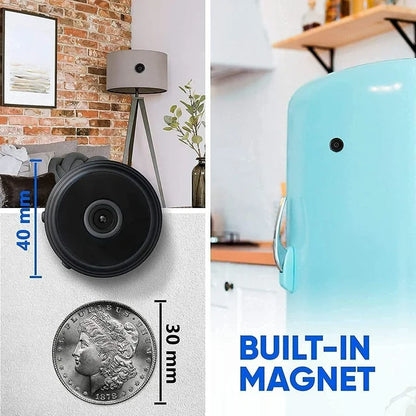 Compact Wireless Magnetic Camera with Live Audio and Video Streaming