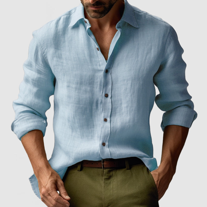Harlon – Vintage Linen Shirt for Men