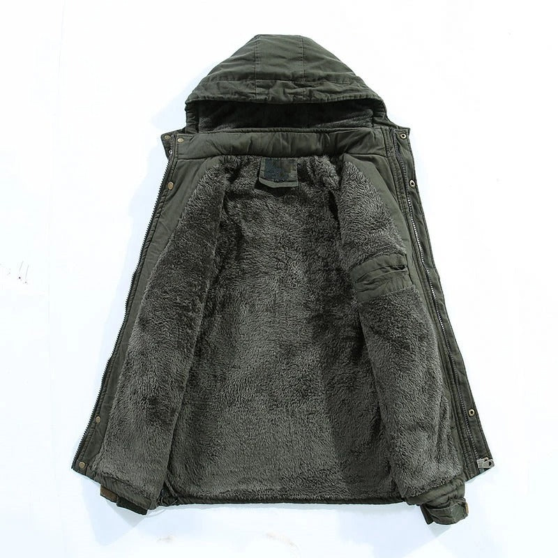 Tom Hollinger | Kapuzenjacke mit Sherpa-Futter