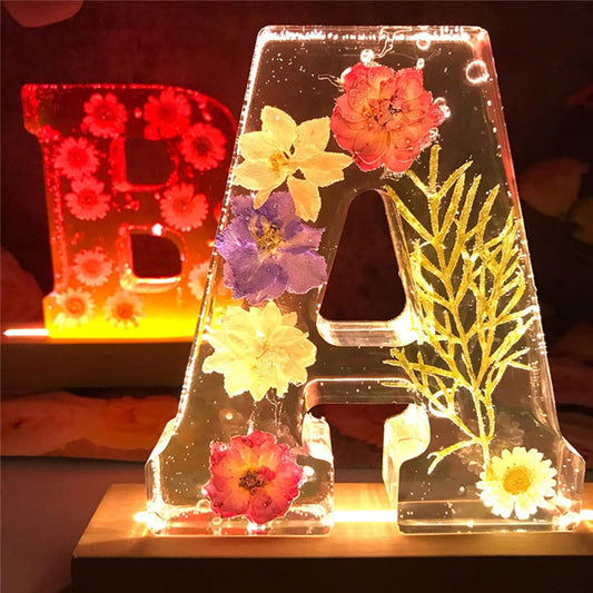 GlowPetal - Personlig bogstavlampe