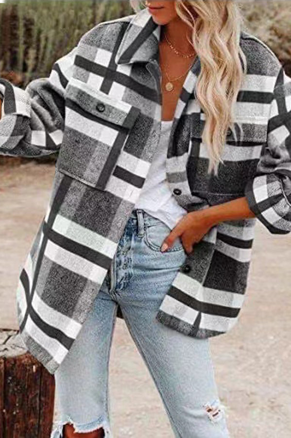 Varietta | Kariertes Overshirt mit Kuschelfaktor