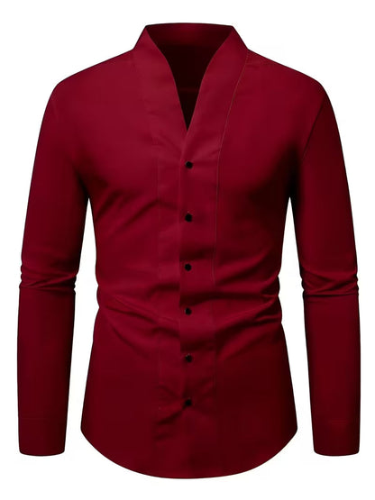 Duval Paris™ | Chemise à manches longues boutonnée