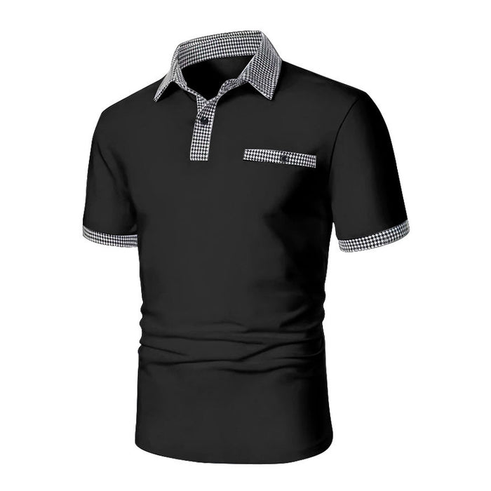 Men’s Colourblock Polo Shirt | Lightweight & Breathable
