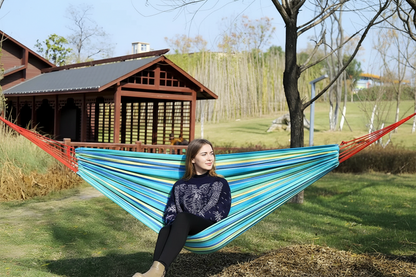 Multifunctional Hammock for Indoor & Outdoor Use | Breathable Fabric | Stable Design | 200 x 150 cm | 200 kg Capacity