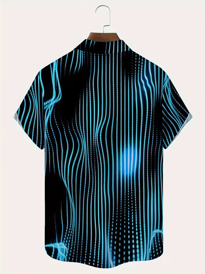 Ludwig - Casual Shirt With Art Stripe Print