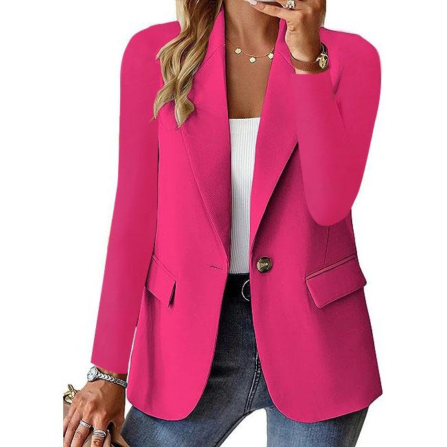 Erella - Timeless Classic Single-Button Blazer for Effortless Sophistication