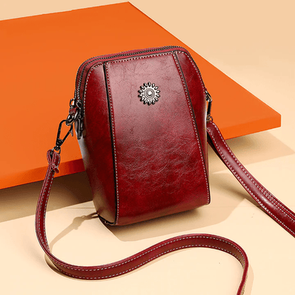 VioraLux™ Leather Crossbody — Command Attention with Timeless Elegance and Effortless Confidence