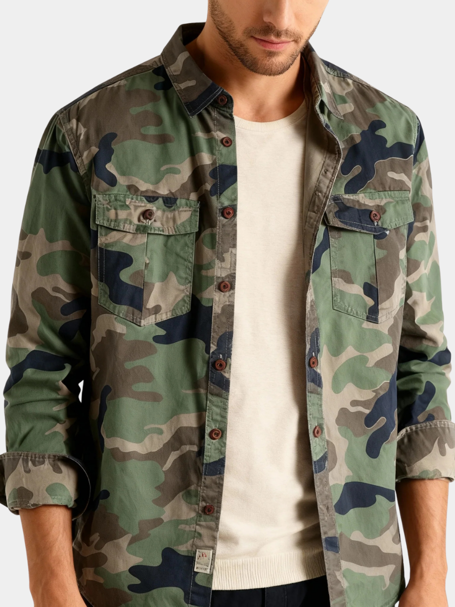 Icaron - Herren Camouflage Jacke