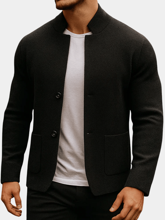 LAURENT MONACO | GILET EN MAILLE TEXTURÉE POUR HOMME