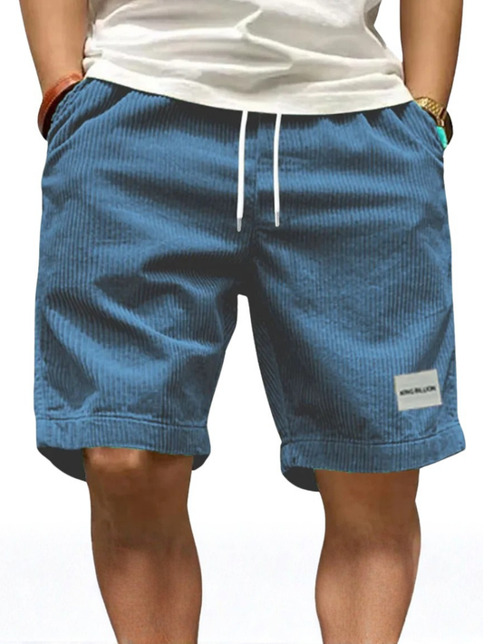 DUVAL PARIS™ | SHORTS CARGO EN CORDUROY POUR HOMMES