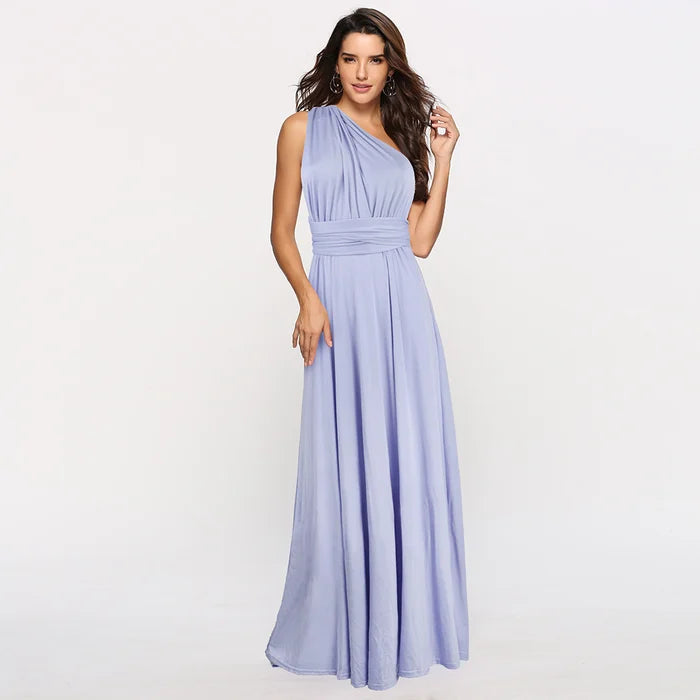 Maxi Dress Cotton Halterneck Backless Spring Occasion Dress
