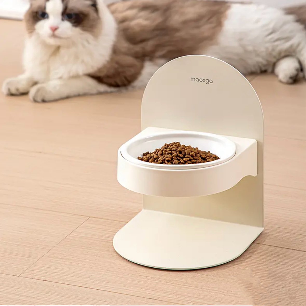 Adjustable Ceramic Pet Bowl | Magnetic Base - Ergonomic & Stylish Design