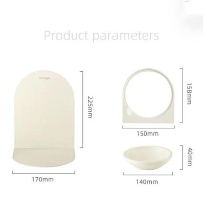 Adjustable Ceramic Pet Bowl | Magnetic Base - Ergonomic & Stylish Design