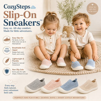 CozySteps Slip-On Sneakers™