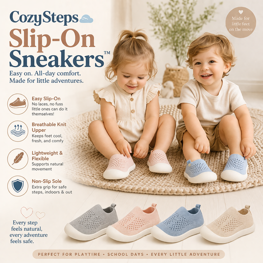 CozySteps Slip-On Sneakers™