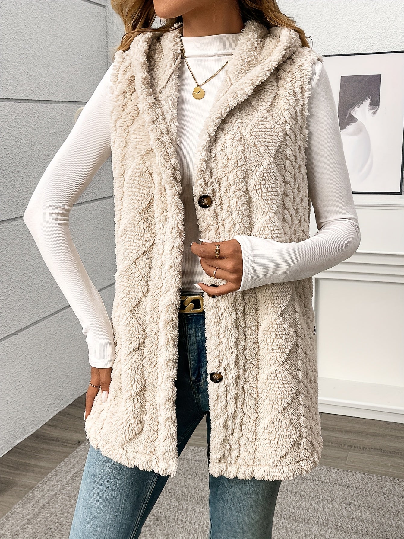 Warm Teddy Vest