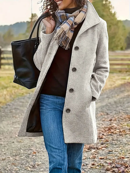 Flavia | Long double breasted coat