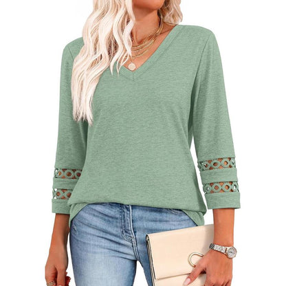 Styli | Chic Casual V-Neck Summer Top