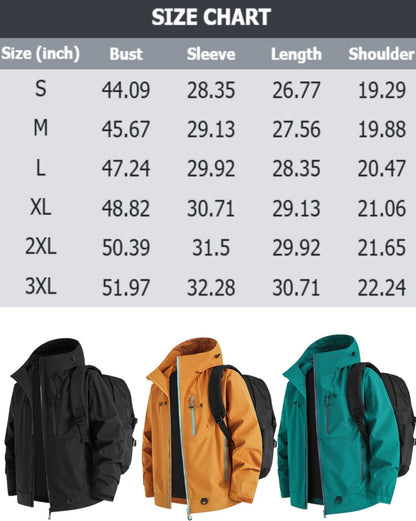 Wasserdichte Jacke für Outdoor-Abenteuer und den Stadtverkehr