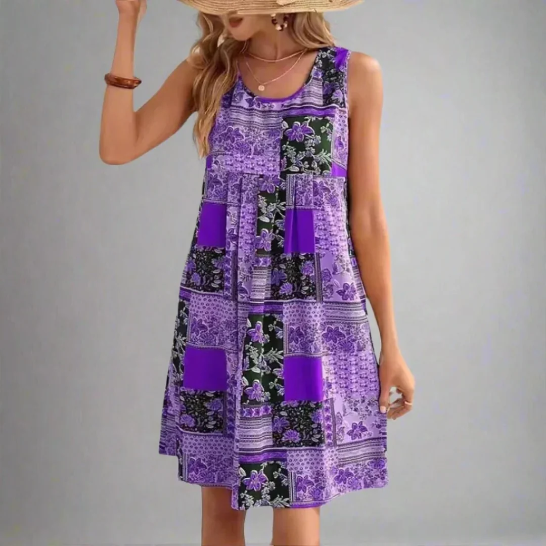 Alessia | Damen Schlichtes Sommerkleid Mini