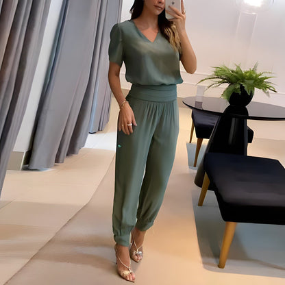 Damen Set mit Bluse und Hose – Aurora
