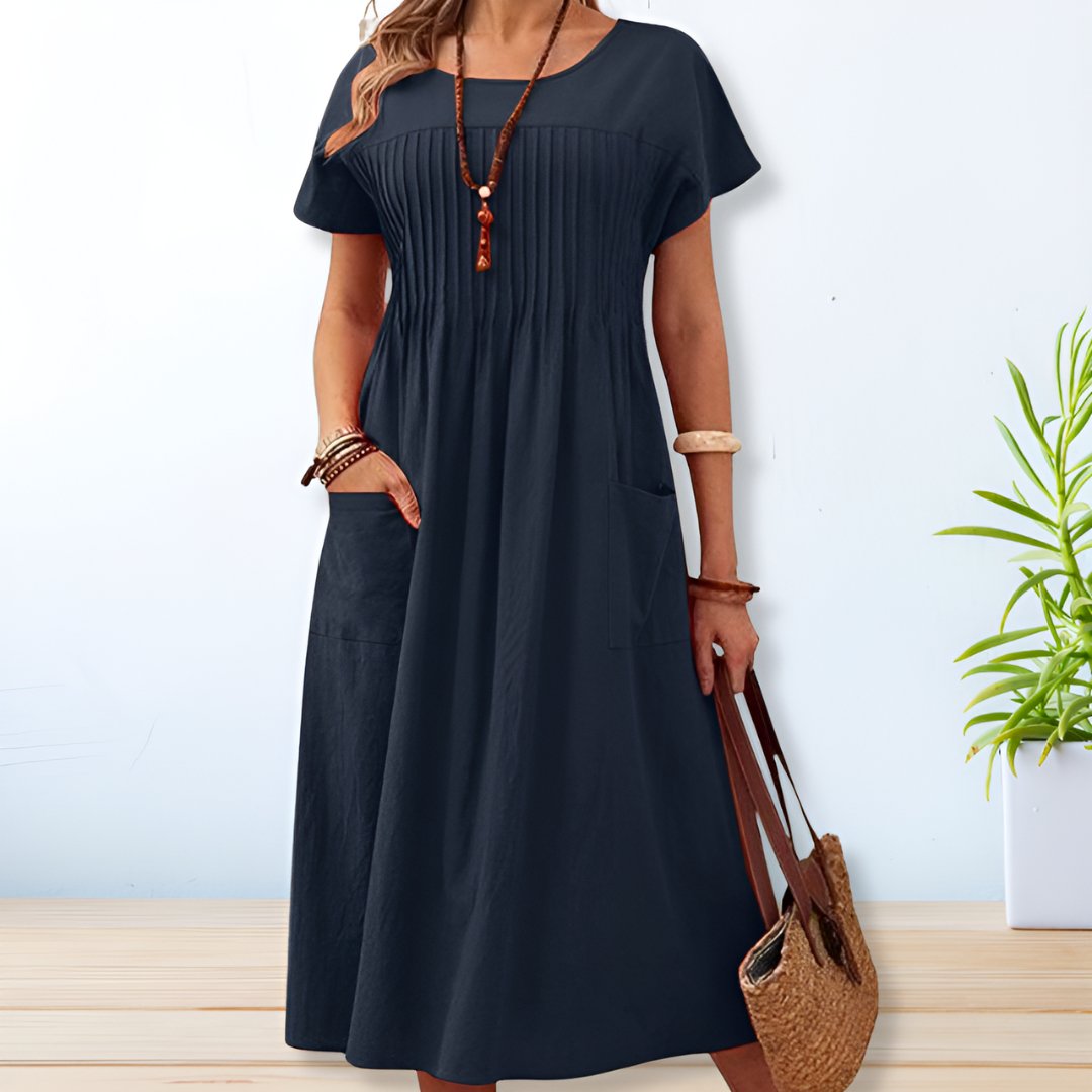 Damen Casual Sommerkleid | Midi