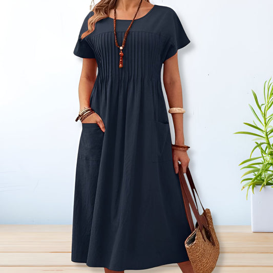 Damen Casual Sommerkleid | Midi