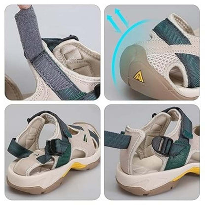 Unisex Outdoor Sandalen met Dempende Zool en Verstelbare Bandjes