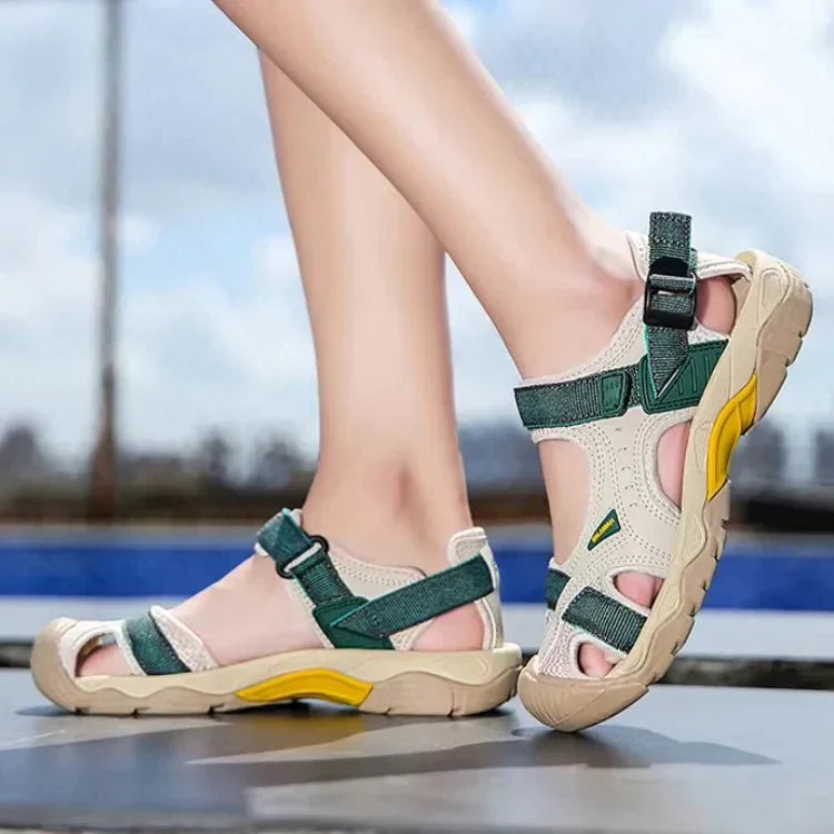 Unisex Outdoor Sandalen met Dempende Zool en Verstelbare Bandjes
