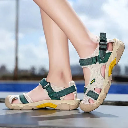 Unisex Outdoor Sandalen met Dempende Zool en Verstelbare Bandjes