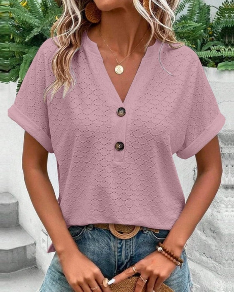 Alltag Damen leichtes Top | V-Ausschnitt