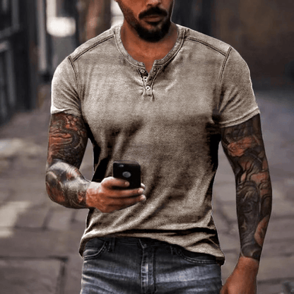 Men’s Henley T-Shirt – Breathable Lightweight Comfortable Stylish Casual Everyday Wear