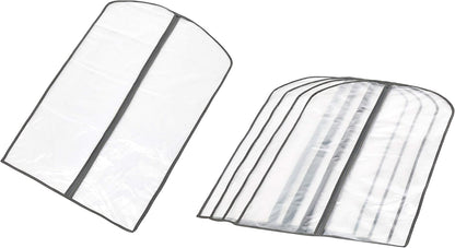 PEVA Kledingopberghoes Set – 5-Pack Stofhoezen met Rits