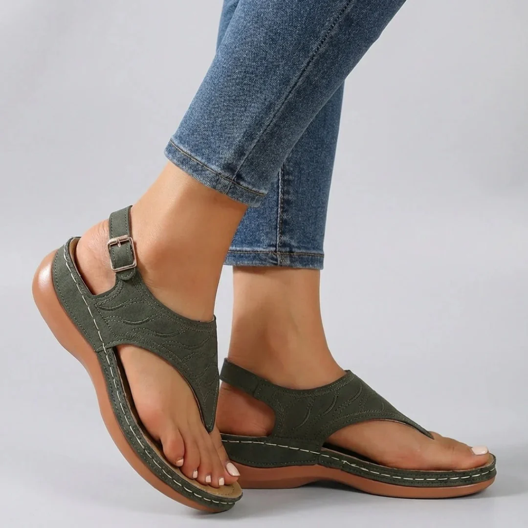 Amelia | Damen Elegant Sandalen Riemen Sommer Komfort