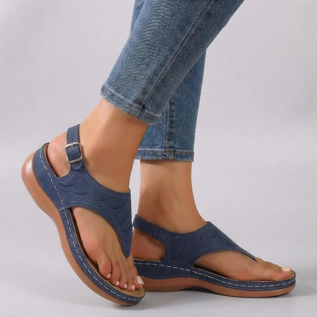 Amelia | Damen Elegant Sandalen Riemen Sommer Komfort