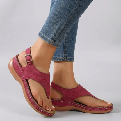 Amelia | Damen Elegant Sandalen Riemen Sommer Komfort