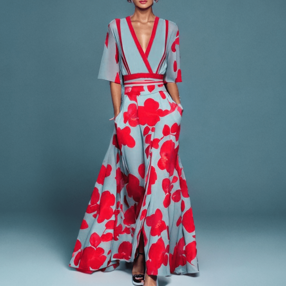Andrina | Vestido con mangas elegantes