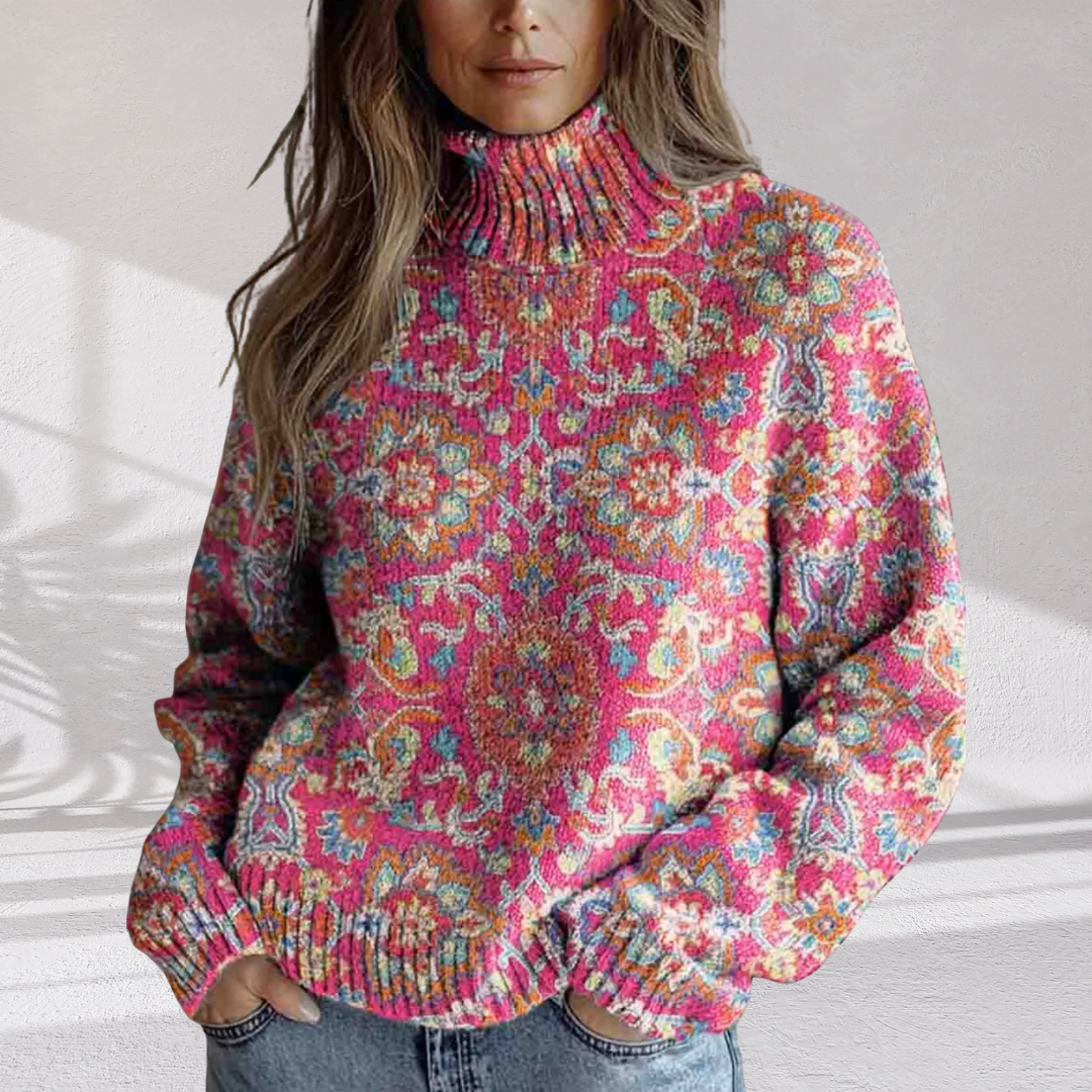 Annabelle | Maglione a Collo Alto Fantasia