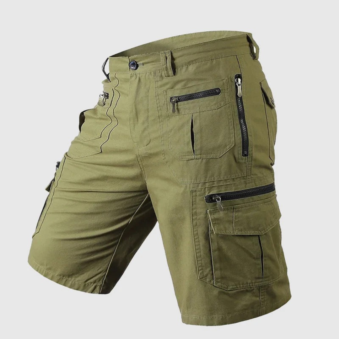 Anton | Herren Cargo Shorts Mit Reißverschluss Taschen Für Sommer