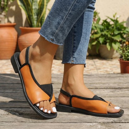 Mila | Women's Slingback Flat Sandals Open Toe Summer Shoes