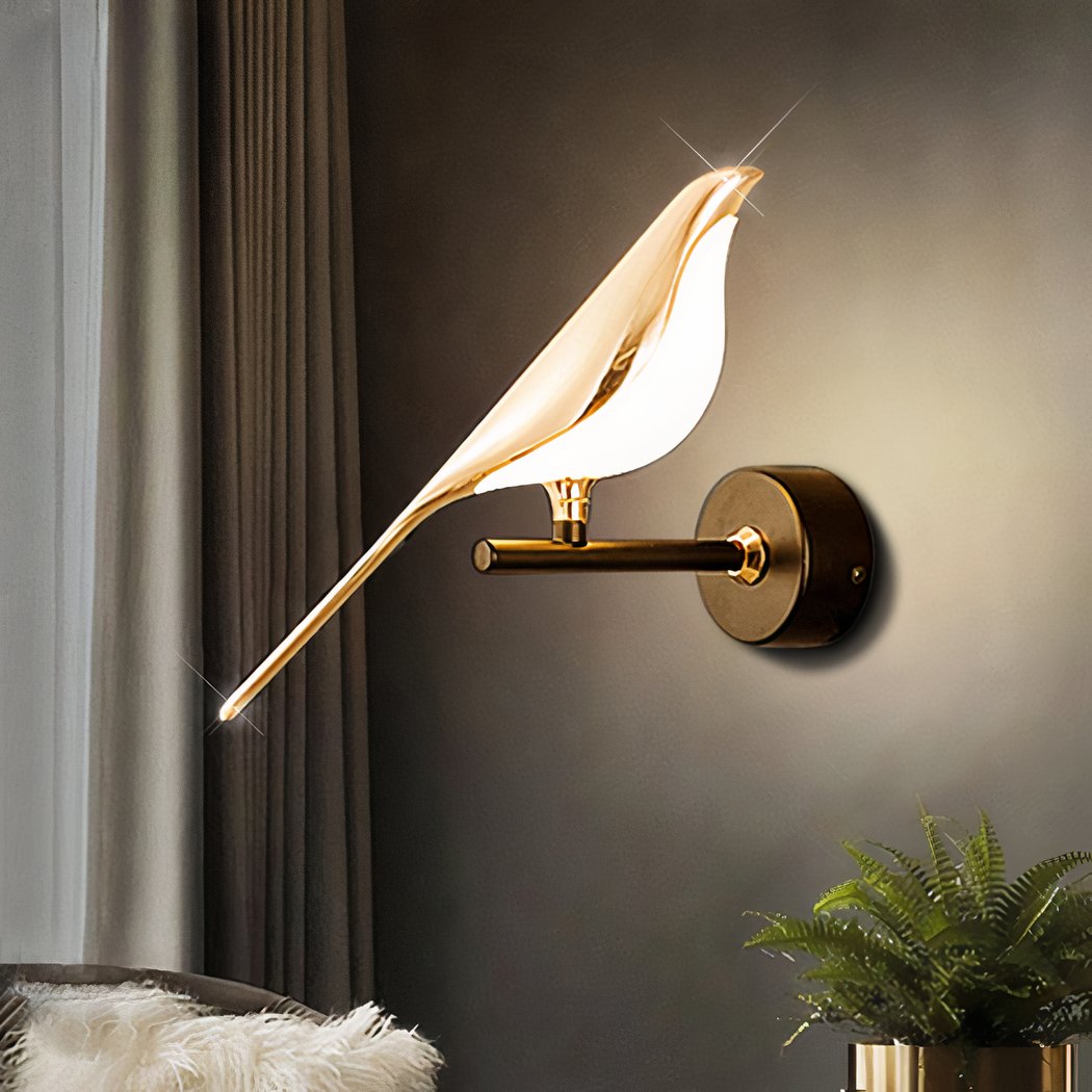 Vnitřní Moderní Nástěnná Lampa | Dekorativní Design Ptáka