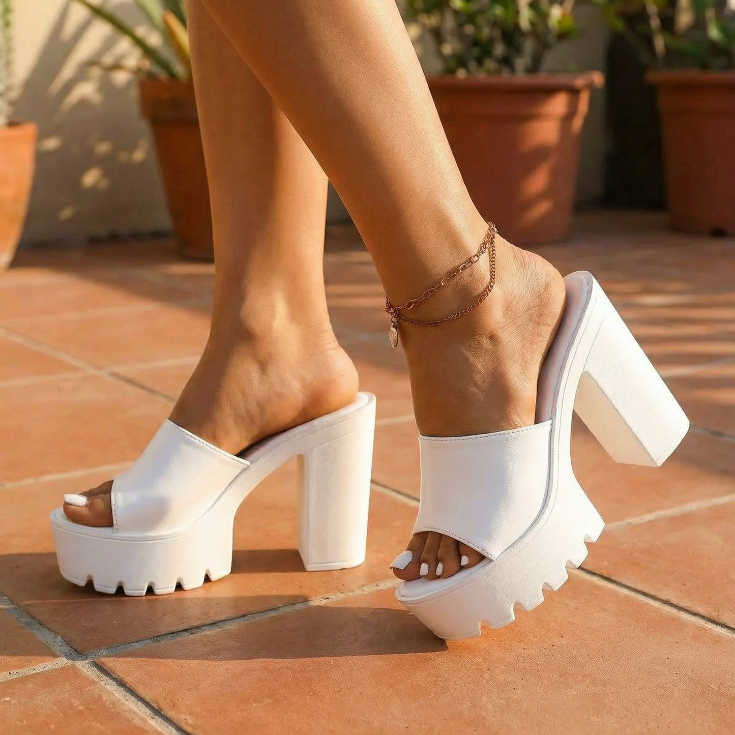 ArchEase Pro+™ Arch Support Chunky Slide Sandals