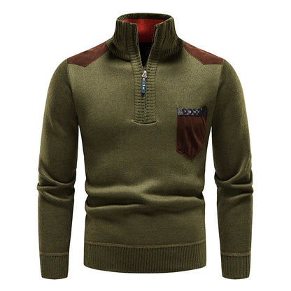 Tom Hollinger | Klassischer Strickpullover mit Reißverschluss
