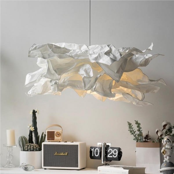 Ylva – Papier-Pendelleuchte Im Wolkenstil