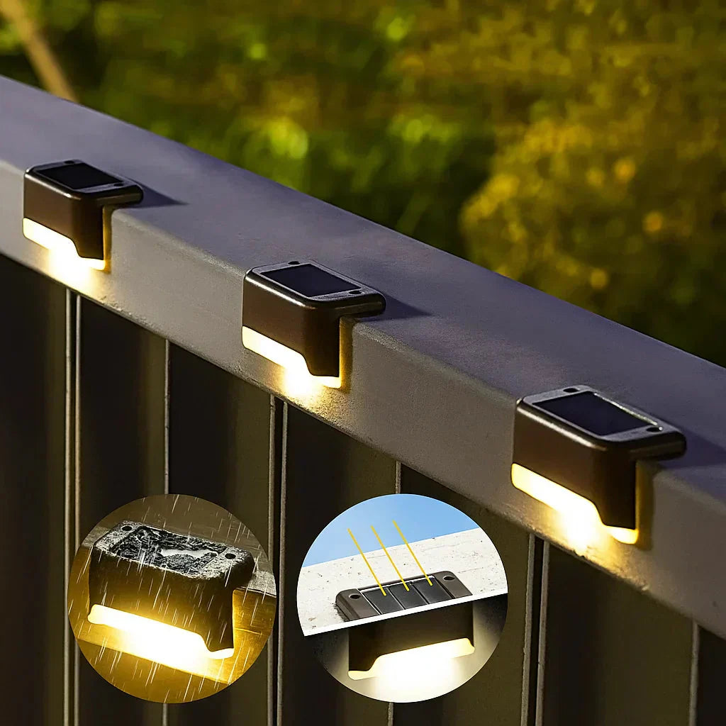 Solar-Terrassenleuchten mit Bewegungsmelder