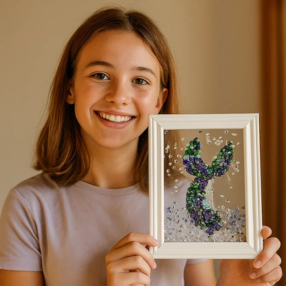 Set für selbstgemachte Kunst aus Meer-Glas