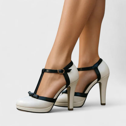 Hailey | Women Spring T-Strap Platform High heels