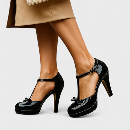 Hailey | Women Spring T-Strap Platform High heels