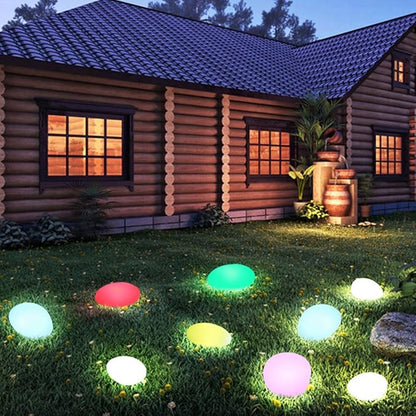 Atmospheric Wireless Garden Lamp - LumaStone-Medium (USB Rechargeable)-Nora Luxe
