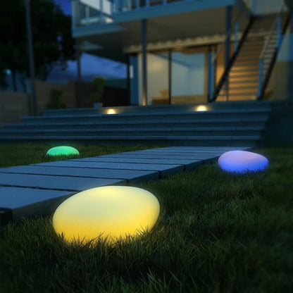 Atmospheric Wireless Garden Lamp - LumaStone-Medium (USB Rechargeable)-Nora Luxe